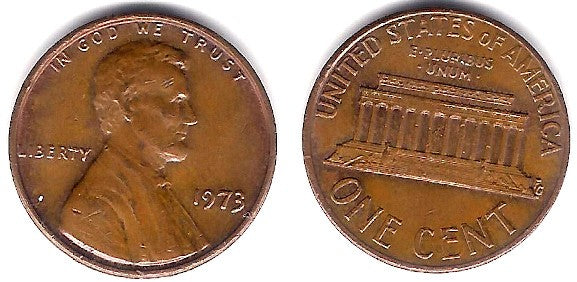 (201) Estados Unidos de América. 1973. 1 Cent (MBC)
