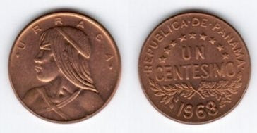 (22) Panamá. 1968. 1 Centesimo (SC)