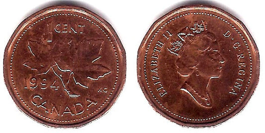 (181) Canadá. 1994. 1 Cent (MBC+)