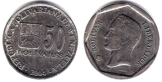(Y82) Venezuela. 2004. 50 Bolivares (MBC+)