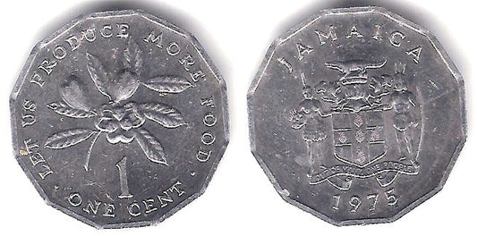 (64) Jamaica. 1975. 1 Cent (EBC)