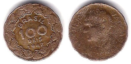 (544) Brasil. 1942. 100 Reis (BC+/BC)