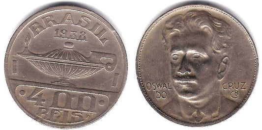 (539) Brasil. 1938. 400 Reis (MBC)