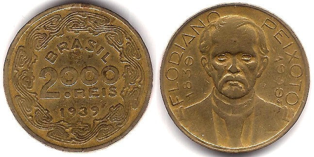 (551) Brasil. 1939. 2000 Reis (MBC)
