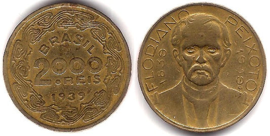 (551) Brasil. 1939. 2000 Reis (MBC)