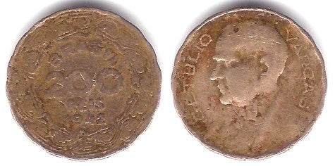 (545) Brasil. 1942. 200 Reis (RC)