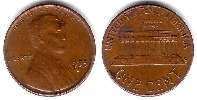 (201) Estados Unidos de América. 1973(D). 1 Cent (MBC)
