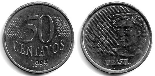 (635) Brasil. 1995. 50 Centavos (MBC)