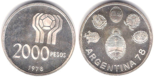 (79) Argentina. 1978. 2000 Pesos (SC) (Plata)