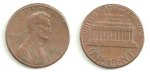 (201) Estados Unidos de América. 1983. 1 Cent (BC)