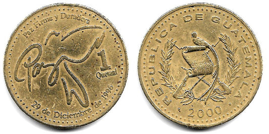 (284) Guatemala. 2000. 1 Quetzal (MBC-)