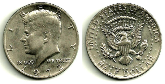 Estados Unidos de América. 1972. Half Dollar (EBC)