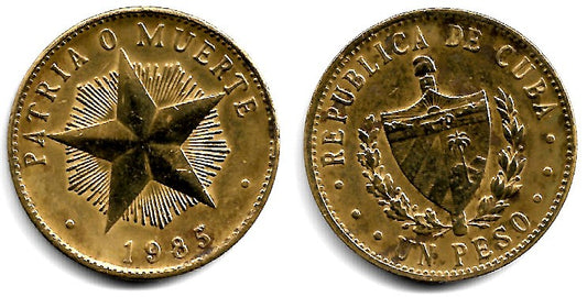 (105) Cuba. 1985. 1 Peso (MBC)