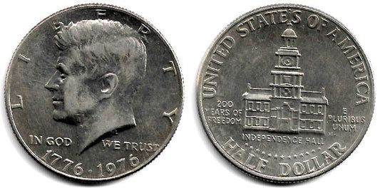 (205) Estados Unidos de América. 1976. Half Dollar (MBC)