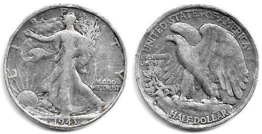 (142) Estados Unidos de América. 1943. Half Dollar (BC/BC-) (Plata)