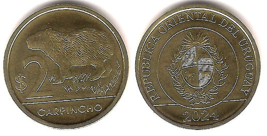 Uruguay. 2024. 2 Pesos (SC)