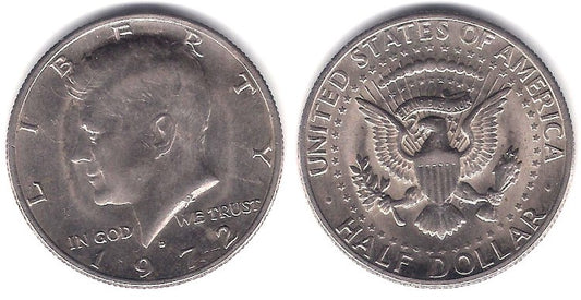 (202b) Estados Unidos de América. 1972(D). Half Dollar (EBC)