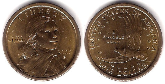 (310) Estados Unidos de América. 2000(P). 1 Dollar (EBC)
