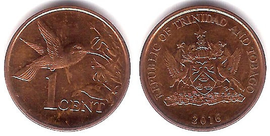 (29) Trinidad y Tobago. 2016. 1 Cent (EBC)