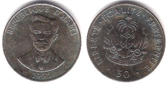 (153) Haití. 1991. 50 Centimes (EBC)