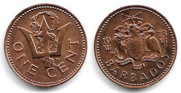 (10) Barbados. 1973. 1 Cent (EBC/EBC-)