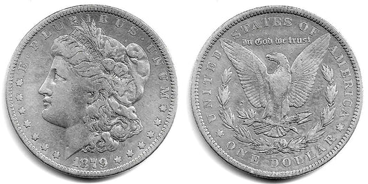 (110) Estados Unidos de América. 1879. 1 Dollar (MBC) (Plata)
