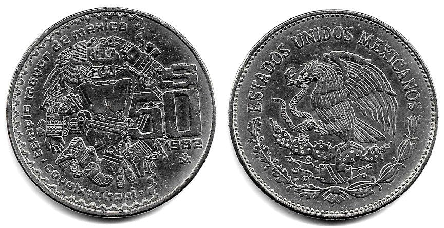 (490) Estados Unidos Mexicanos. 1982. 50 Pesos (EBC+/EBC)
