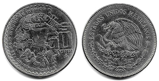 (490) Estados Unidos Mexicanos. 1982. 50 Pesos (EBC+/EBC)